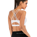 Sexy Open Back Medium Support Yoga Bra